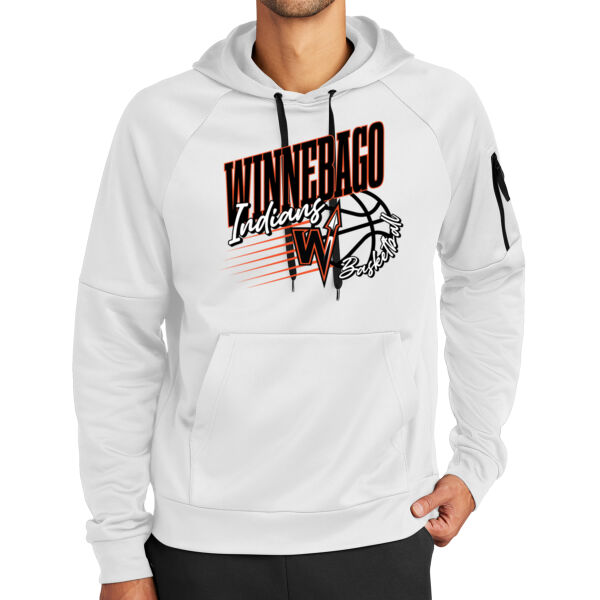 Lady Indians Basketball 2026 Logo 1 - Therma FIT Pocket Pullover Fleece Hoodie Thumbnail