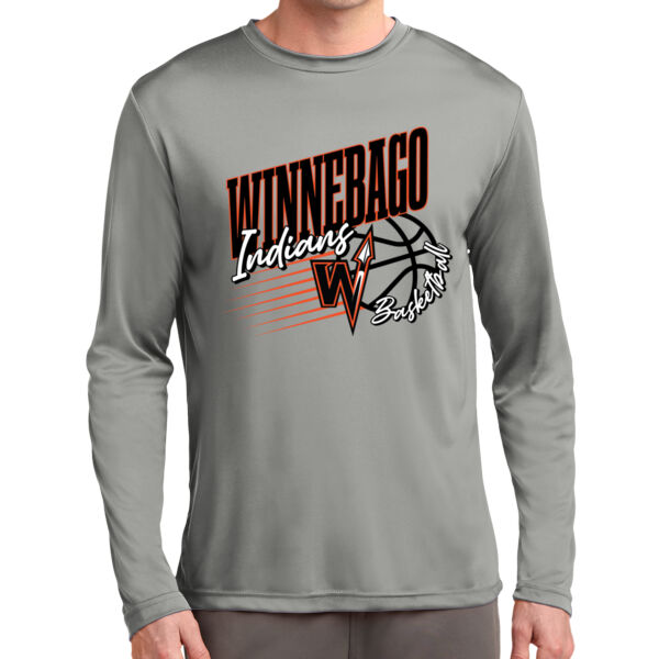Lady Indians Basketball 2026 Logo 1 - Long Sleeve PosiCharge ® Competitor Tee Thumbnail
