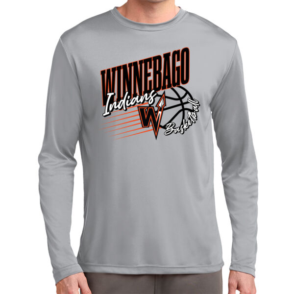 Lady Indians Basketball 2026 Logo 1 - Tall Long Sleeve PosiCharge ® Competitor Tee Thumbnail