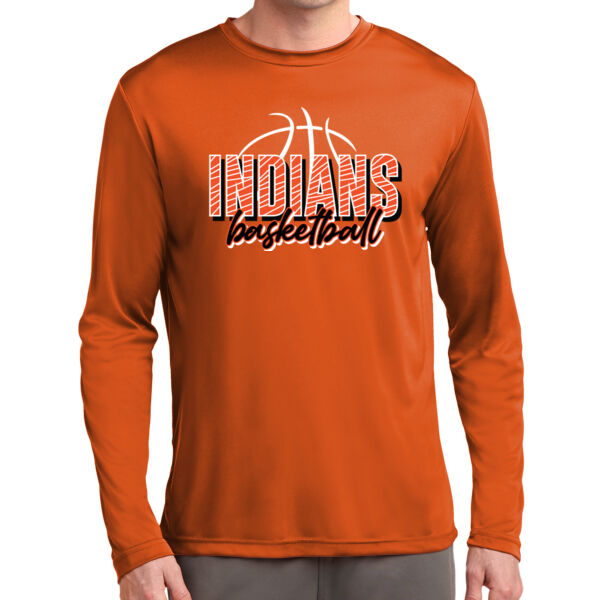 Lady Indians Basketball 2026 Logo 2 - Long Sleeve PosiCharge ® Competitor Tee Thumbnail