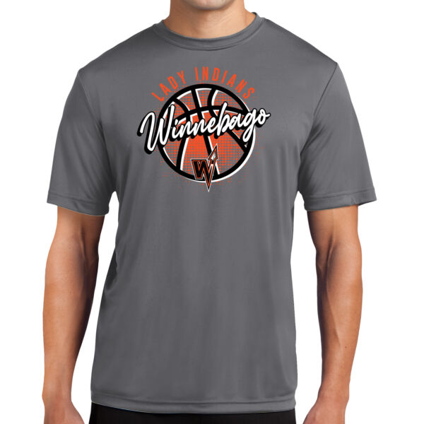 Lady Indians Basketball 2026 Logo 3 - Tall PosiCharge ® Competitor Tee Thumbnail
