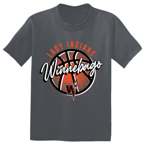 Lady Indians Basketball 2026 Logo 3 - Youth PosiCharge ® Competitor Tee Thumbnail