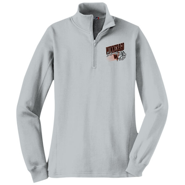 Lady Indians Basketball 2026 Logo 1 - Women's 1/4 Zip Sweatshirt Thumbnail