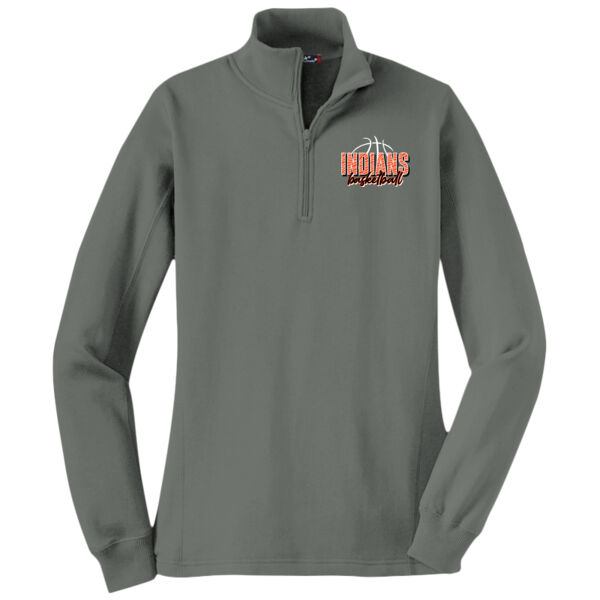 Lady Indians Basketball 2026 Logo 2 - Women's 1/4 Zip Sweatshirt Thumbnail