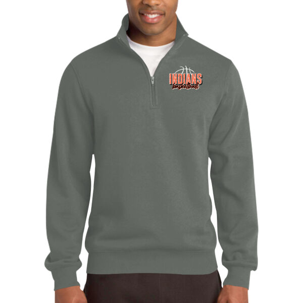 Lady Indians Basketball 2026 Logo 2 - Tall 1/4 Zip Sweatshirt Thumbnail