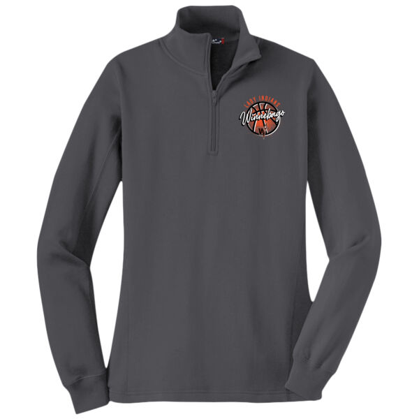 Lady Indians Basketball 2026 Logo 3 - Women's 1/4 Zip Sweatshirt Thumbnail