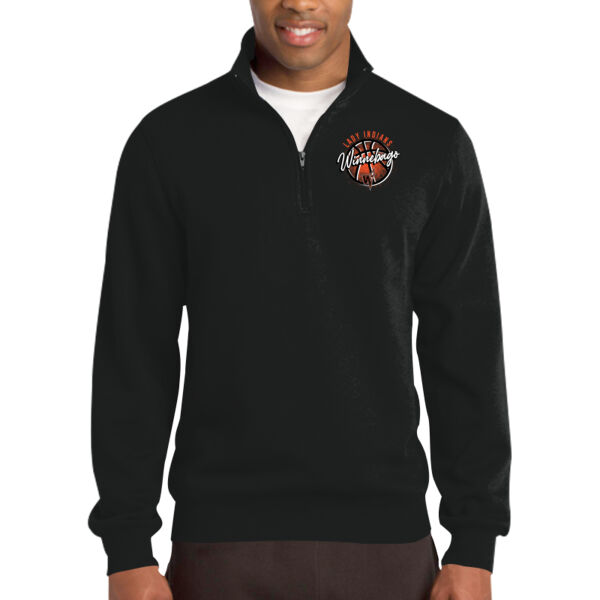 Lady Indians Basketball 2026 Logo 3 - Tall 1/4 Zip Sweatshirt Thumbnail